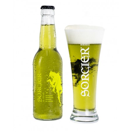 Bière du Sorcier 33cl, bière verte aux orties