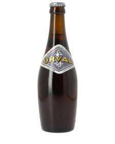 Bière belge Orval, produite à la brasserie de l'abbaye d'Orval (Villers-devant-Orval, Belgique)