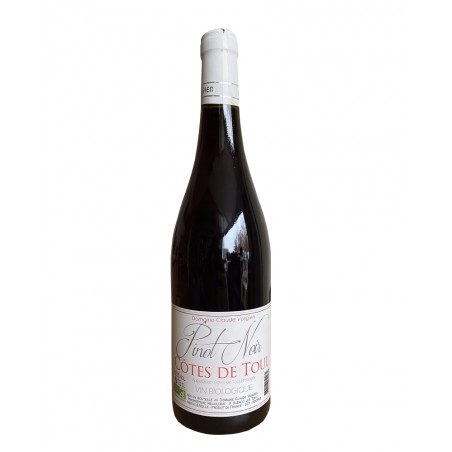 Vin rouge des Côtes de Toul bio, produit par le domaine Claude Vosgien (Blénod-lès-Toul, 54)