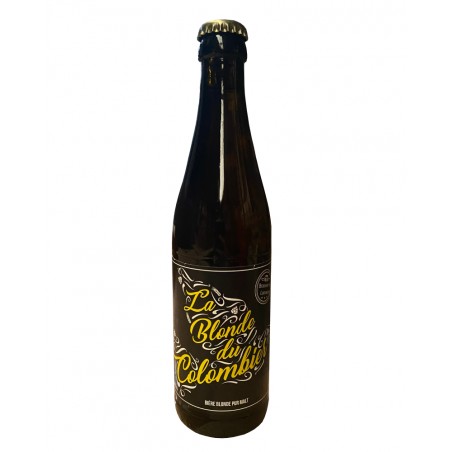 Bière blonde du Colombier 33cl, bière artisanale lorraine, produite par les Brasseurs de Lorraine