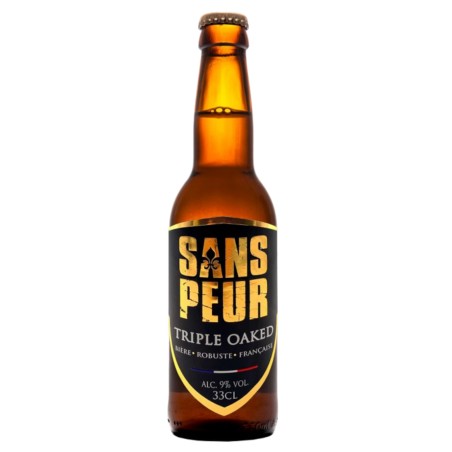 Bière Sans Peur triple oaked, produite par la brasserie Larché (89)