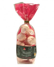 Meringuettes saveurs fraise 60g, produite en Lorraine par la maison Boulanger (54)