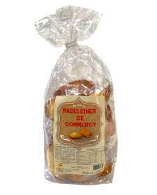 Madeleines de Commercy (55200), sachet de 12 madeleines emballées individuellement