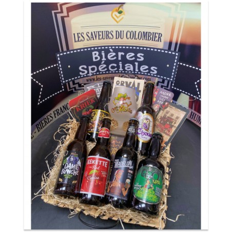 Metre de Bieres du Monde 16 X 33cl - Panier du Gourmand