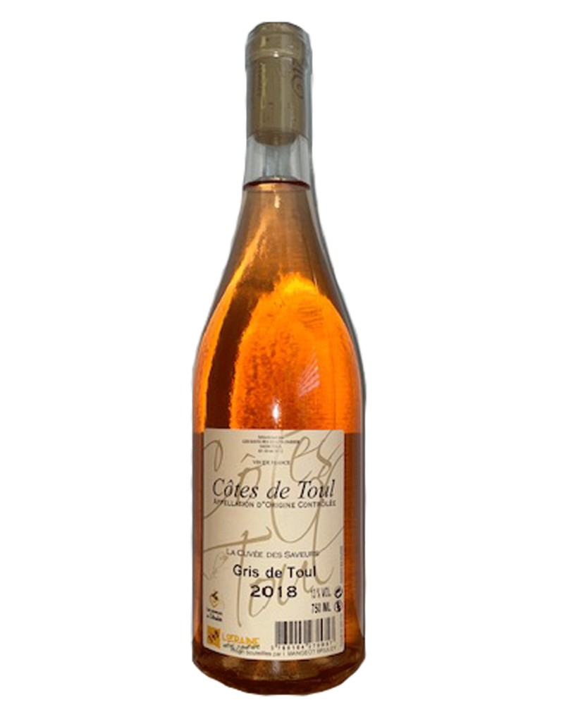 Vin gris de Côtes de Toul, Cuvée des Saveurs, produit par le domaine Régina (Bruley, 54)