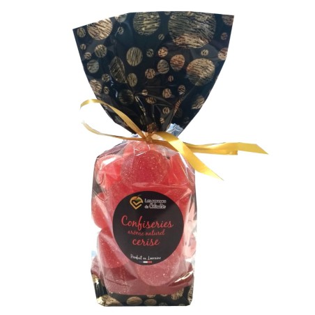 Confiseries arôme cerise 250g, produites par la confiserie Perrin (Pont-à-Mousson, 54)