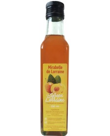 Sirop de mirabelle de Lorraine 25cl, produit en Lorraine par Les Confitures Lorraines (55)