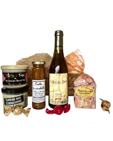 Panier garni Autour de la Lorraine, assortiment de produits lorrains