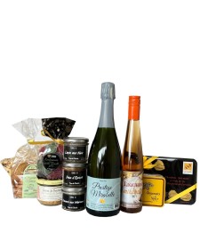 Panier garni Le Rustique, assortiment de produits artisanaux lorrains