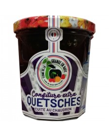 confiture de quetsches, produite par le domaine de la Grade en Haye (Villecey-sur-Mad, 54)