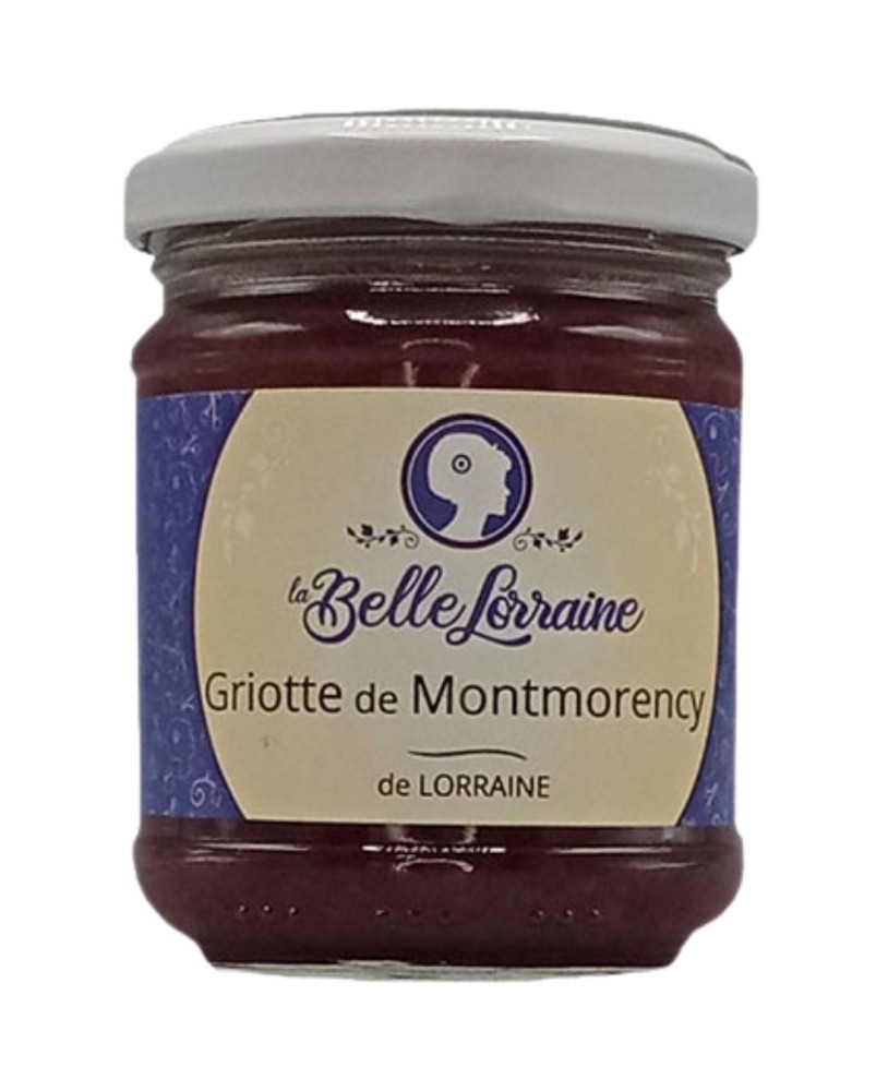 Confiture artisanale La Belle Lorraine de griotte de Montmorency, produite par Les Confitures de la Hoube (57)