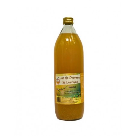 Jus de pomme de Lorraine trouble, produit à Baslieux (54)