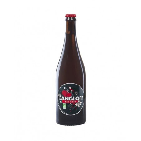 bière Belle de Noël 75cl, bière d'hiver produite par la brasserie Gangloff, située à Besançon (25)