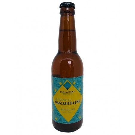 Bière blonde bio Samaritaine 33cl, produite par la brasserie Beer of no Nation dans les Vosges (88)