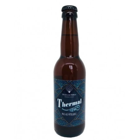 Bière Thermal 33cl, produite par la brasserie Beer of no Nation dans les Vosges (88)