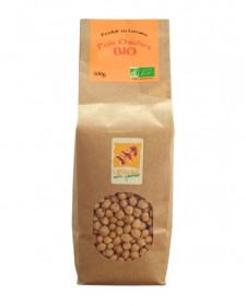 Pois chiches bio 500g, produit par l'Huilerie d'Ormes en Lorraine (54)