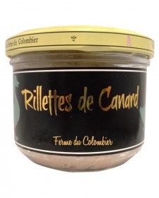 Rillettes de canard, produites par la Ferme du Colombier (Villote-sur-Aire, 55)