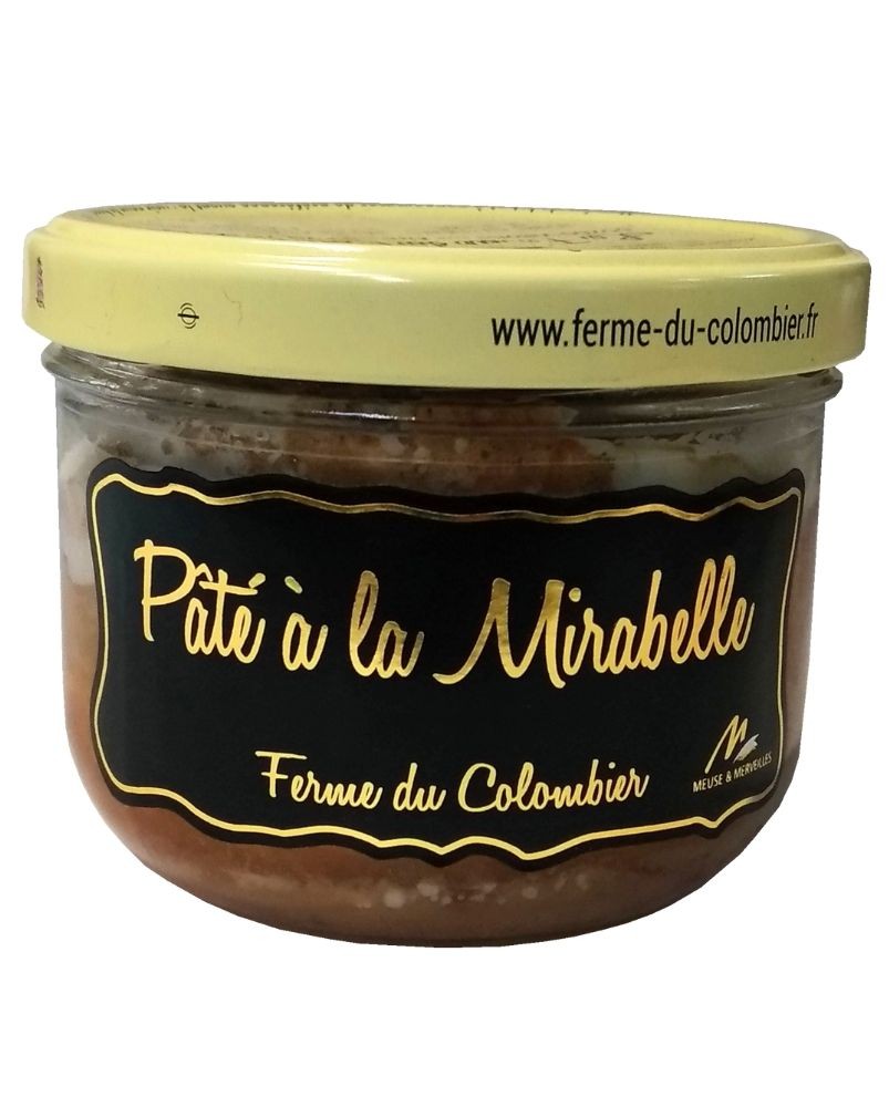 Pâté de campagne à la mirabelle, produit par la Ferme du Colombier (Villote-sur-Aire, 55)