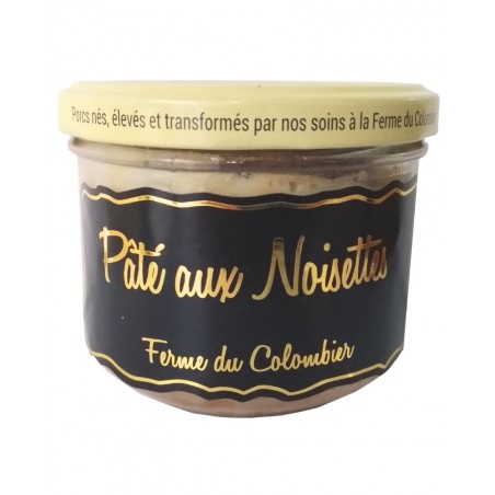 Pâté aux noisettes, produit par la Ferme du Colombier (Villote-sur-Aire, 55)