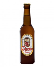 Bière Choue blonde 33cl, produite par la brasserie Vauclair en Haute-Marne (52)