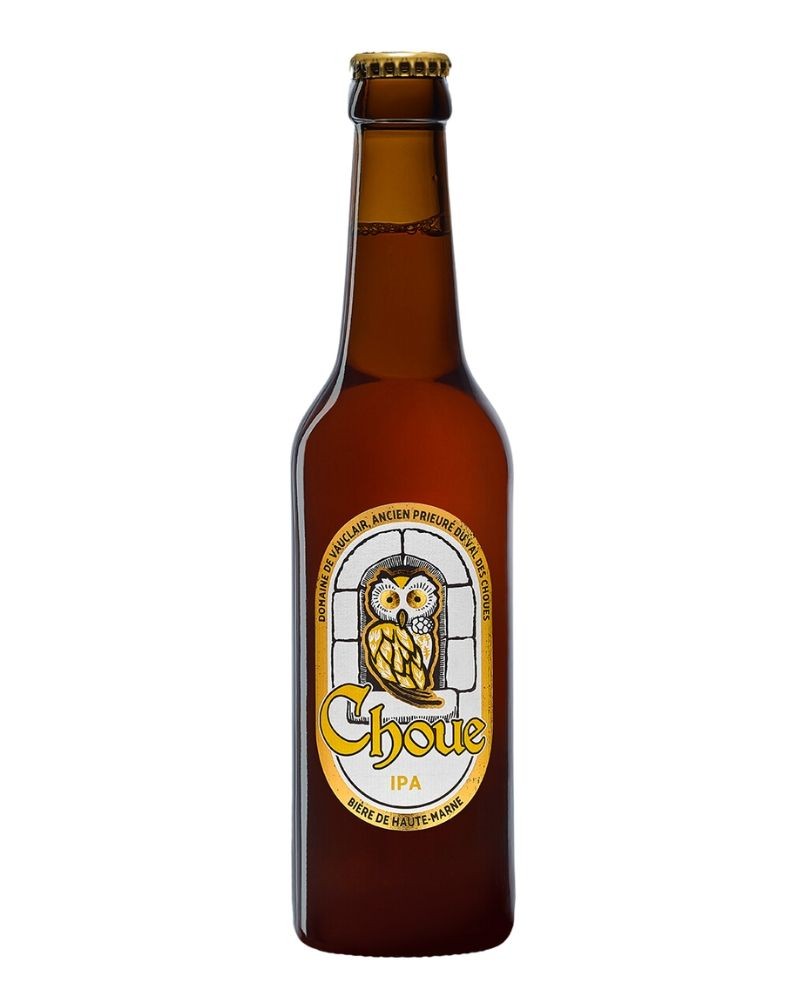 Bière Choue IPA 33cl, produite par la brasserie de Vauclair en Haute-Marne (52)