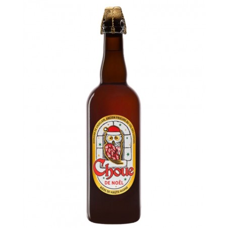 Bière Choue de Noël, produite par la brasserie de Vauclair en Haute-Marne (52)