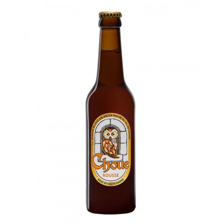 Bière Choue rousse 75cl, produite par la brasserie de Vauclair en Haute-Marne (52)