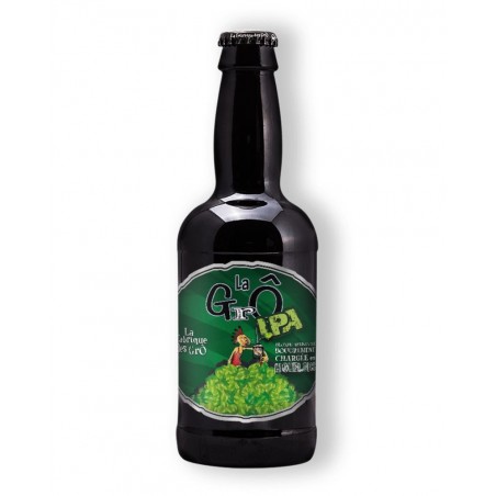 Bière Grô IPA 33cl, produite par la brasserie La Fabrique des Grô à Maxéville (54)
