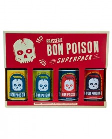 Coffret 4 bières Bon Poison, produit à Metz en Moselle (57)