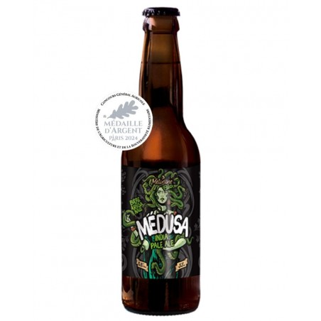 Bière Médusa 33cl, produite par la brasserie Mélusine en Vendée (85)