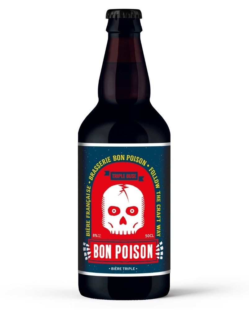 Bière Bon Poison triple 50cl, produite par la brasserie Bon Poison à Metz (57, Moselle)