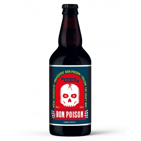 Bière Bon Poison triple 50cl, produite par la brasserie Bon Poison à Metz (57, Moselle)