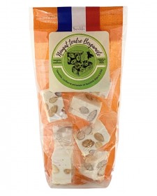 Nougat artisanal à la bergamote, sachet de 75g, produit par Sweetilie à Eloyes dans les Vosges (88)