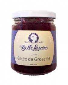 Gelée extra de groseilles 220g, produite par Les Confitures de la Hoube en Moselle (57)