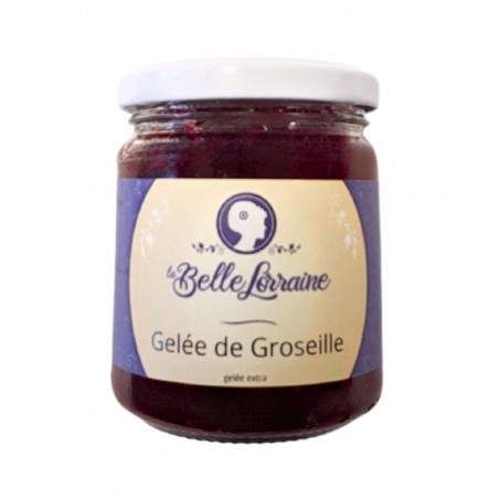 Gelée extra de groseilles 220g, produite par Les Confitures de la Hoube en Moselle (57)