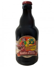 Bière à la cerise griotte 33cl, produite par la brasserie de la Grenouille Assoiffée (57)