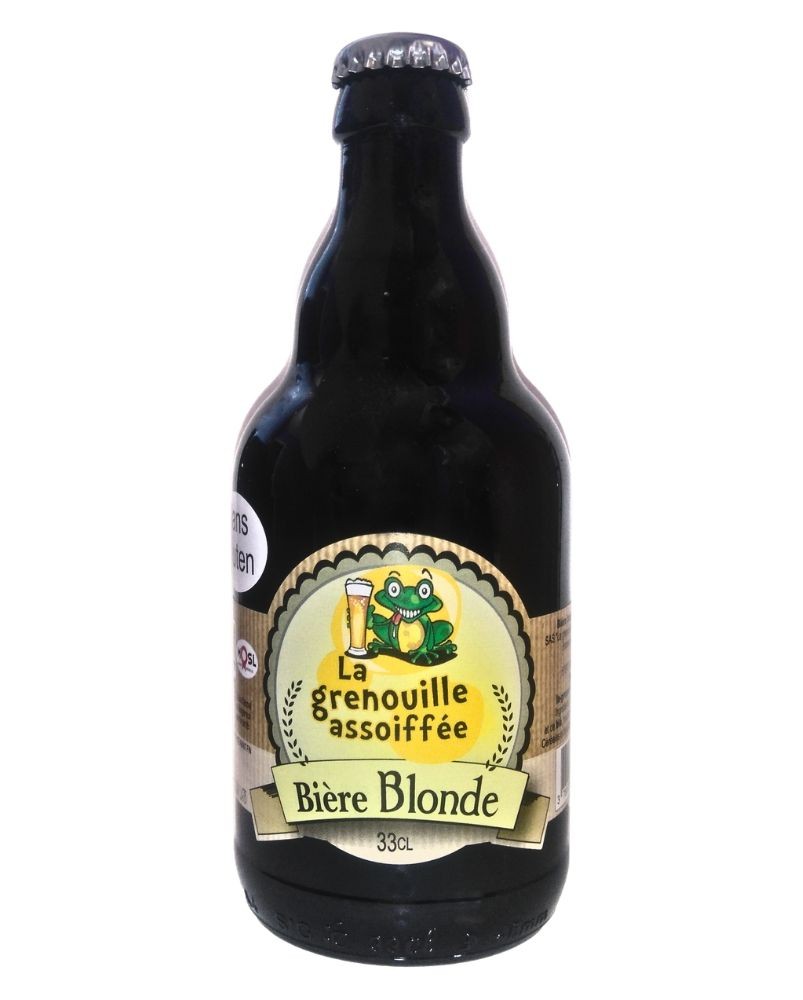 Bière La Grenouille Assoiffée blonde 33cl, produite en Moselle (57)