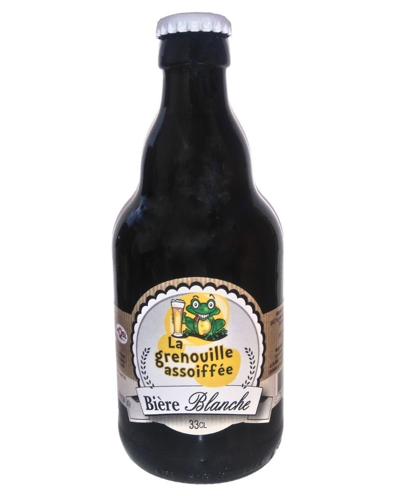 Bière La Grenouille Assoiffée blanche 33cl, produite en Moselle (57)