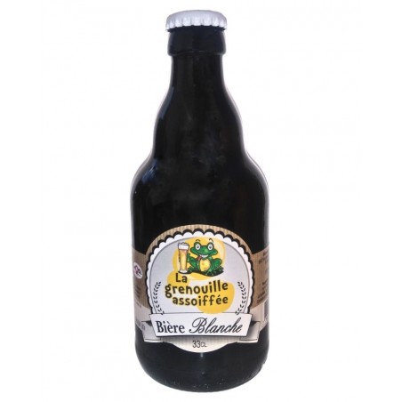Bière La Grenouille Assoiffée blanche 33cl, produite en Moselle (57)