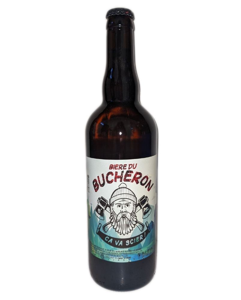 Bière La Bucheron 75cl, produite par la brasserie Artésienne dans le Pas-de-Calais (62)