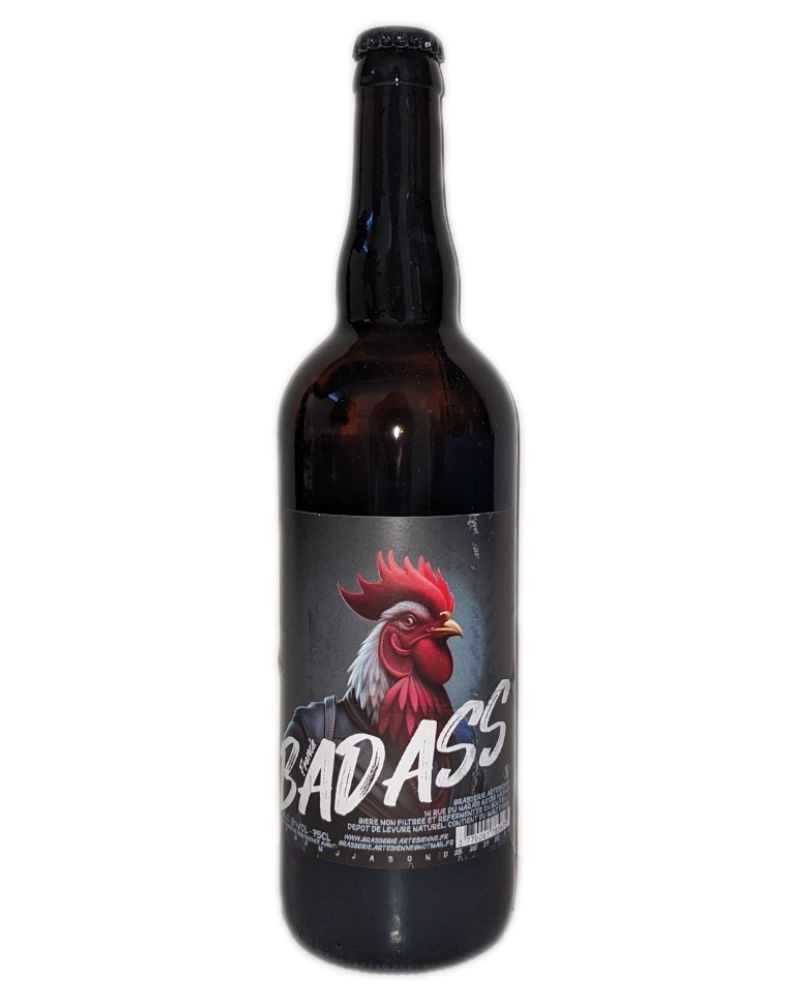 Bière du Nord French Badass 75cl, produite par la brasserie Artésienne dans le Pas-de-Calais