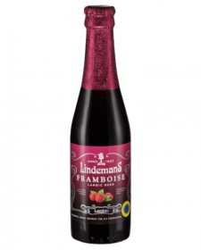 Bière belge à la framboise de la brasserie Lindemans (Vlazenbeek, Belgique)