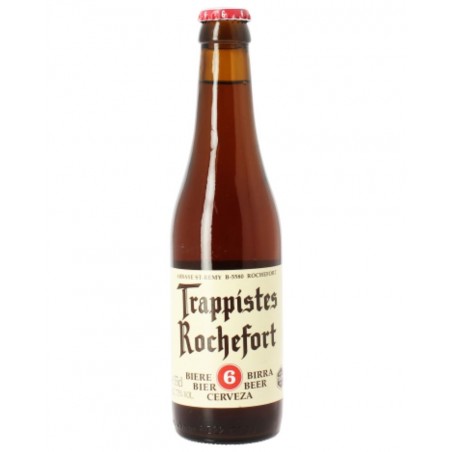 Bière belge Trappistes Rochefort 6 33cl,  produite par l'abbaye St Remy