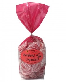 Bonbons saveur coquelicot 200g, produits par la confiserie Perrin (54)