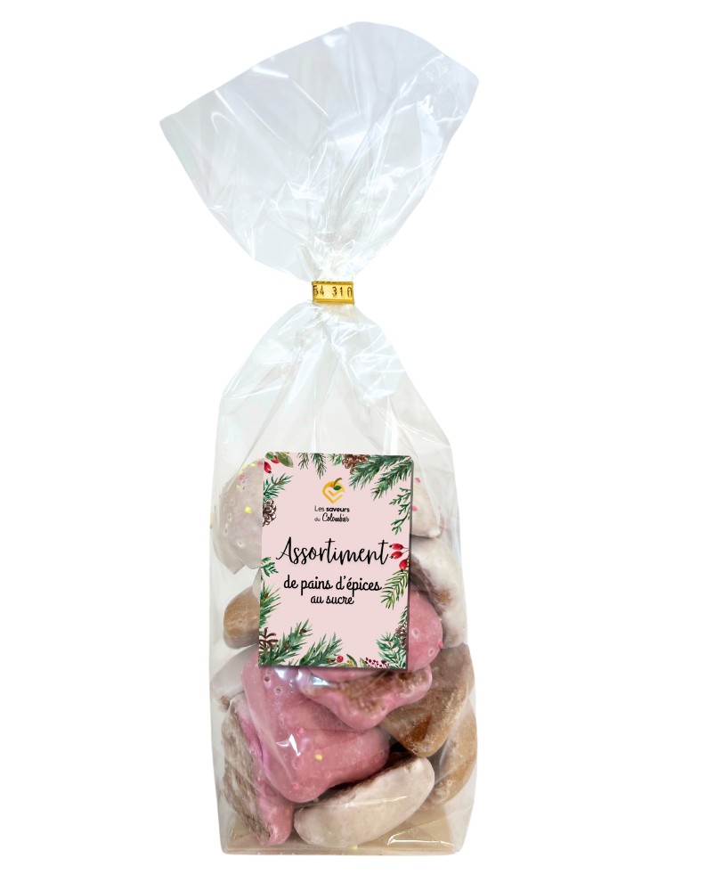 Assortiment de pain d'épices au sucre - 200g Assortiment de pain d'épices au sucre - 200g