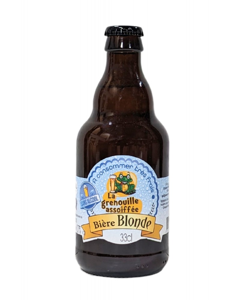 Bière sans alcool 33cl - La Grenouille Assoiffée (57) Bière sans alcool 33cl - La Grenouille Assoiffée (57)