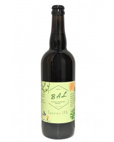 Bière session IPA artisanale de Lorraine (54), produite par la brasserie c'est de la BAL