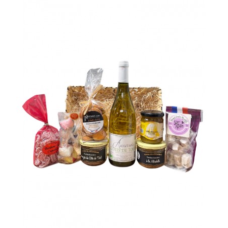 Panier garni L'Ardoise lorraine, assortiment de produits artisanaux lorrains