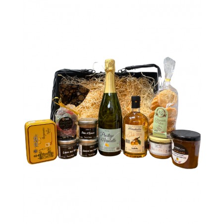 Panier garni Le Rustique, assortiment de produits artisanaux lorrains