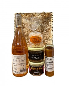 Panier garni Autour de la Lorraine, assortiment de produits lorrains
